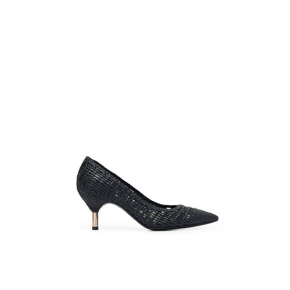 Gabriela Hearst Andres Woven Pumps in Black 38.5 - Picture 3 of 4